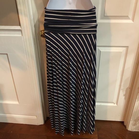 Striped Maxi dress / maxi skirt 2 in 1 size S - Picture 8 of 11